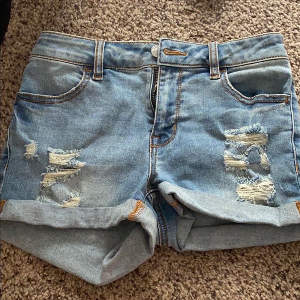 Denim shorts